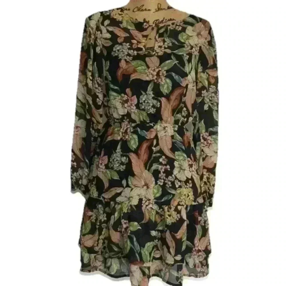 Code X Mode Floral Print Dress